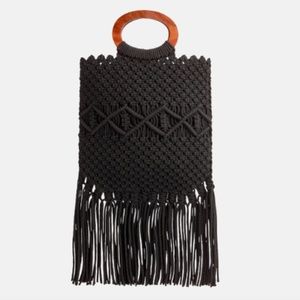 Danielle Nicole Macramé Handbag